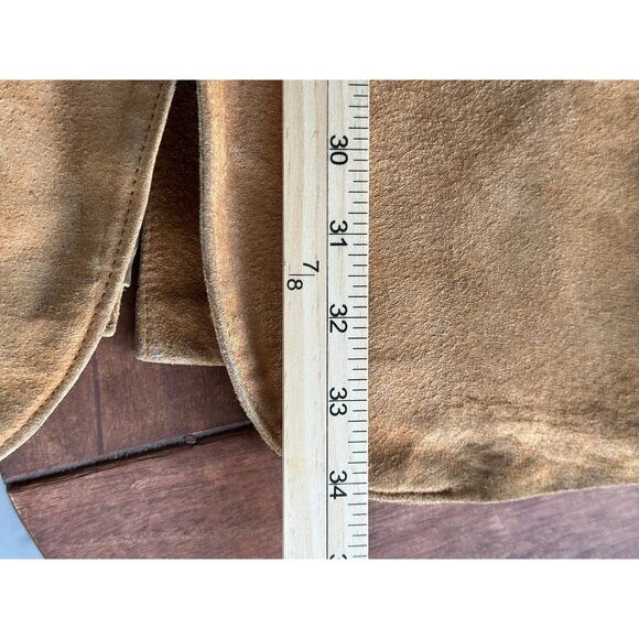 Vintage 70’s Lakeland Men’s 50 Tan Brown Genuine Suede Leather Jacket Hong Kong - Picture 5 of 7